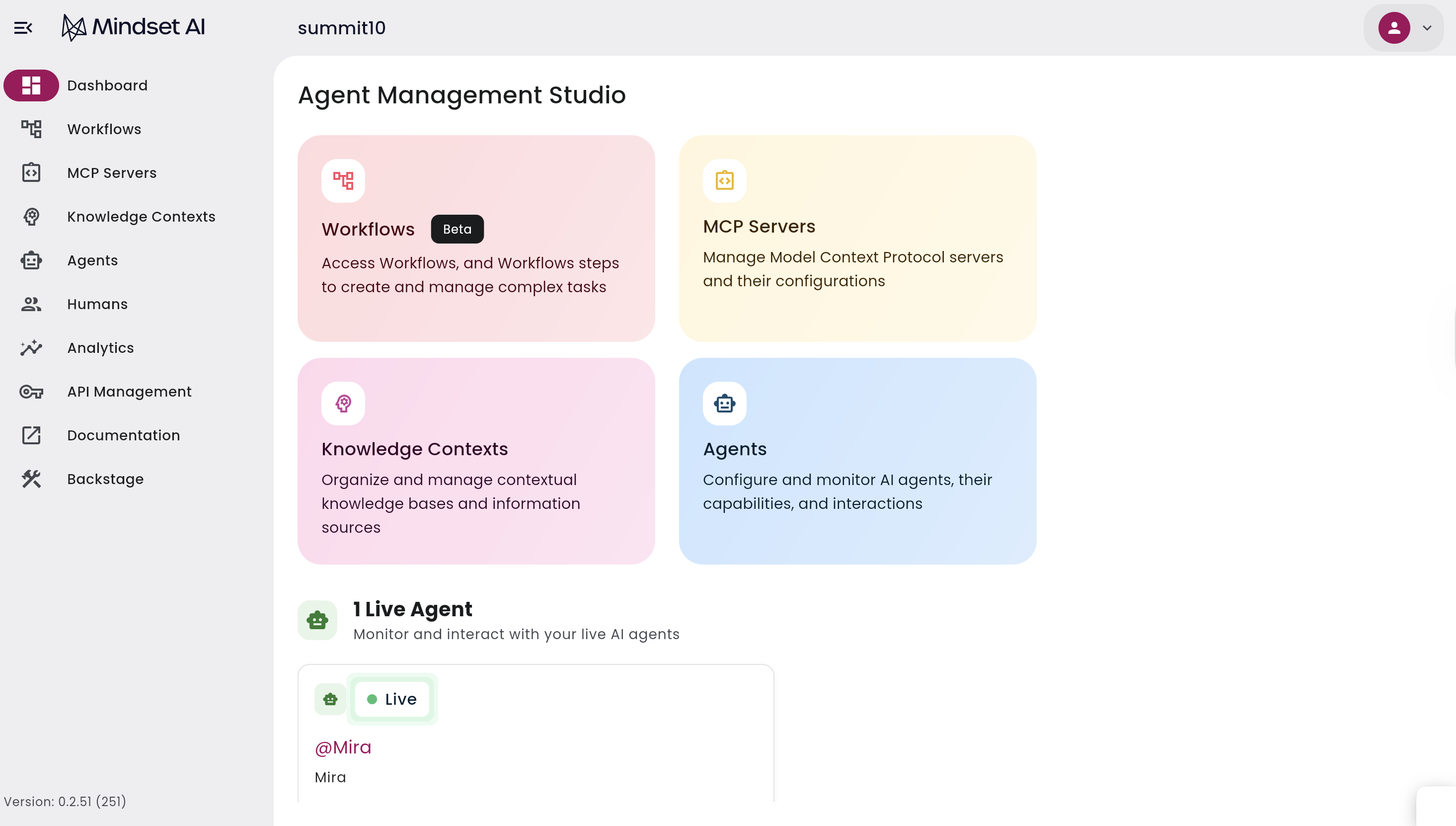 Agent Management Studio (AMS): Quick Start Walkthrough