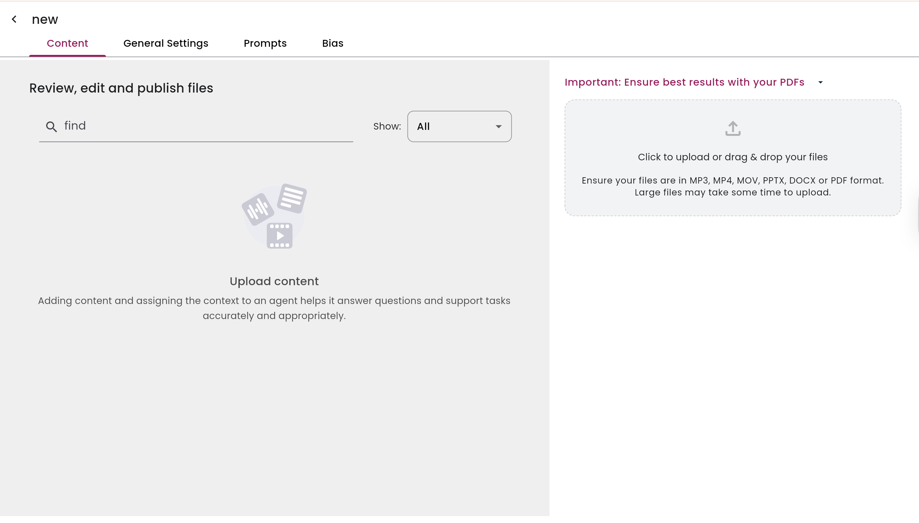 Agent Management Studio (AMS): Quick Start Walkthrough
