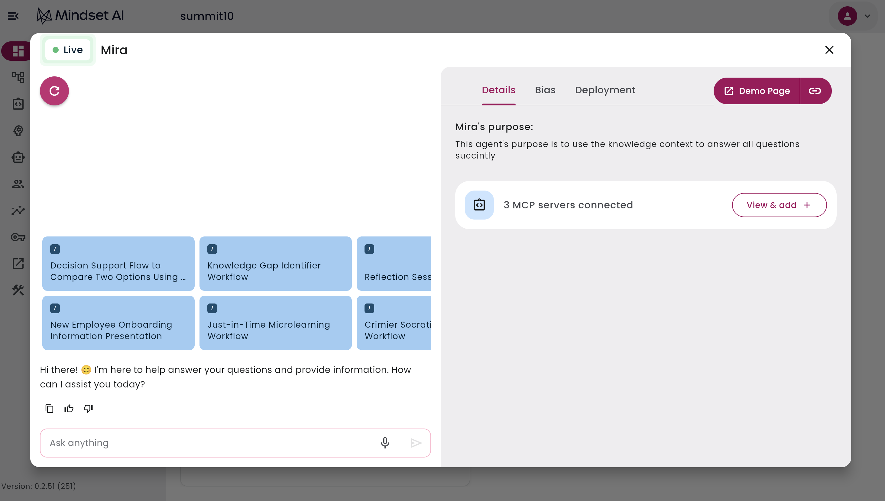 Agent Management Studio (AMS): Quick Start Walkthrough