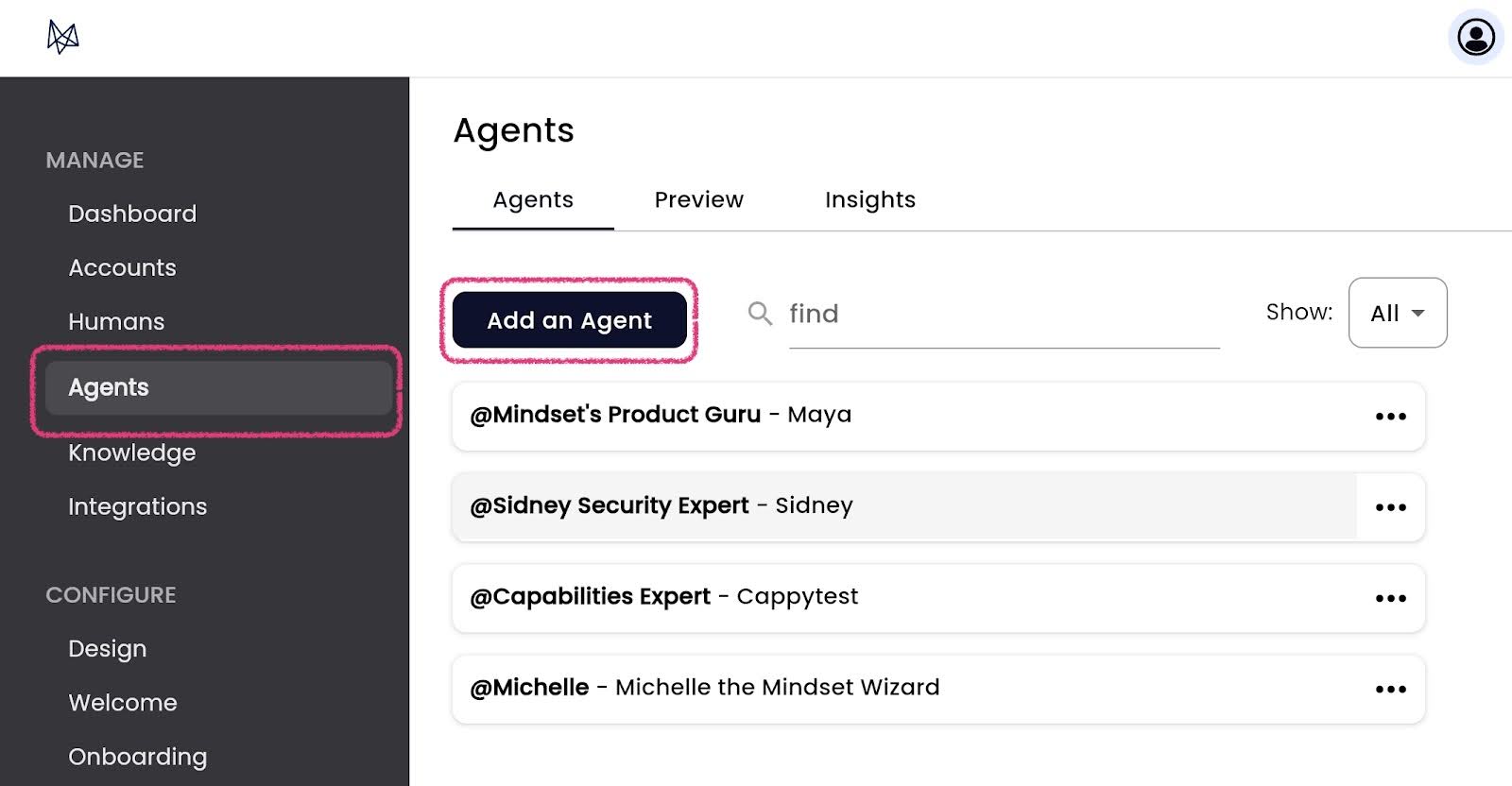 Creating Agents