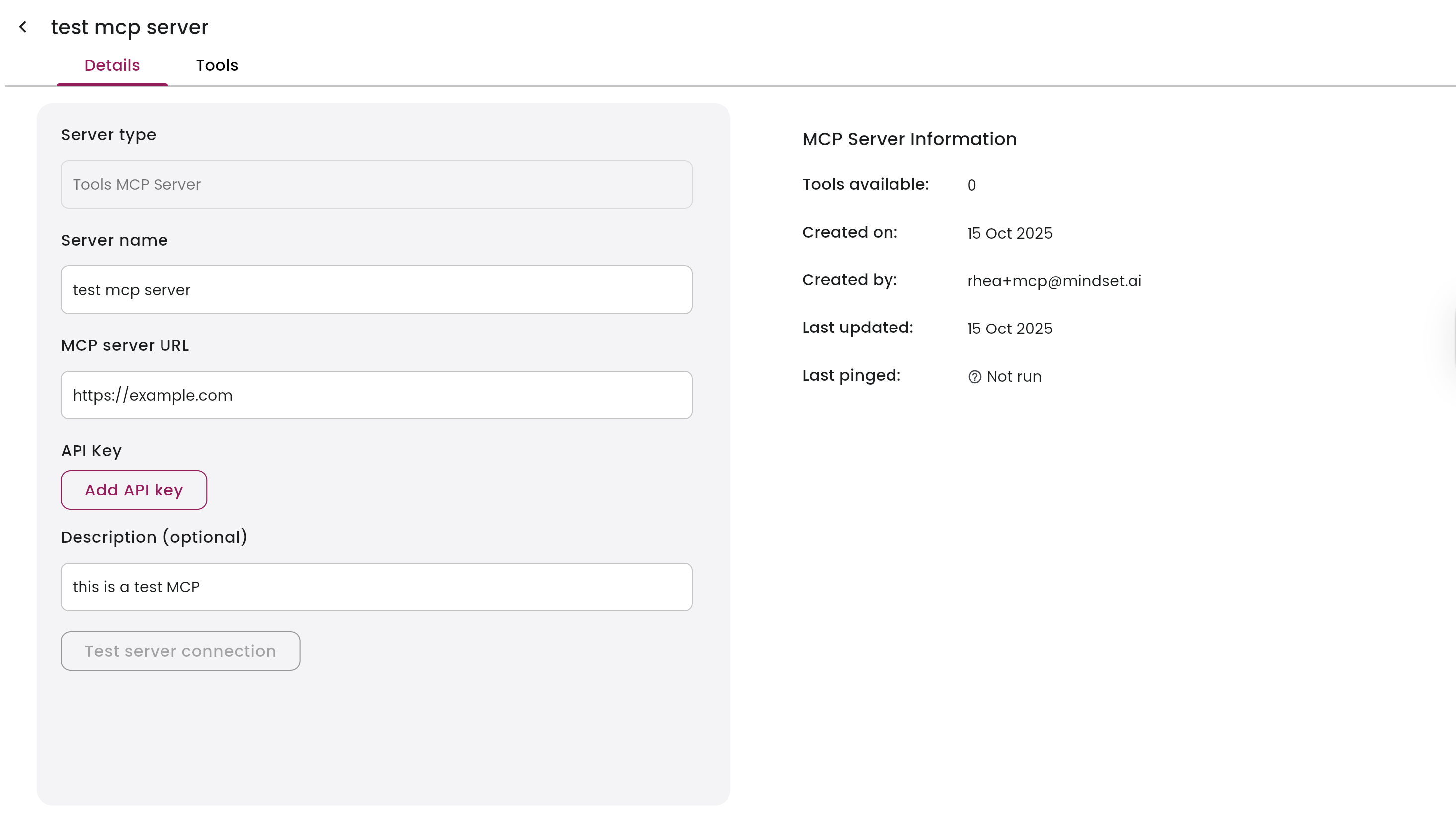 Setting Up MCP Servers in the Agent Management Studio